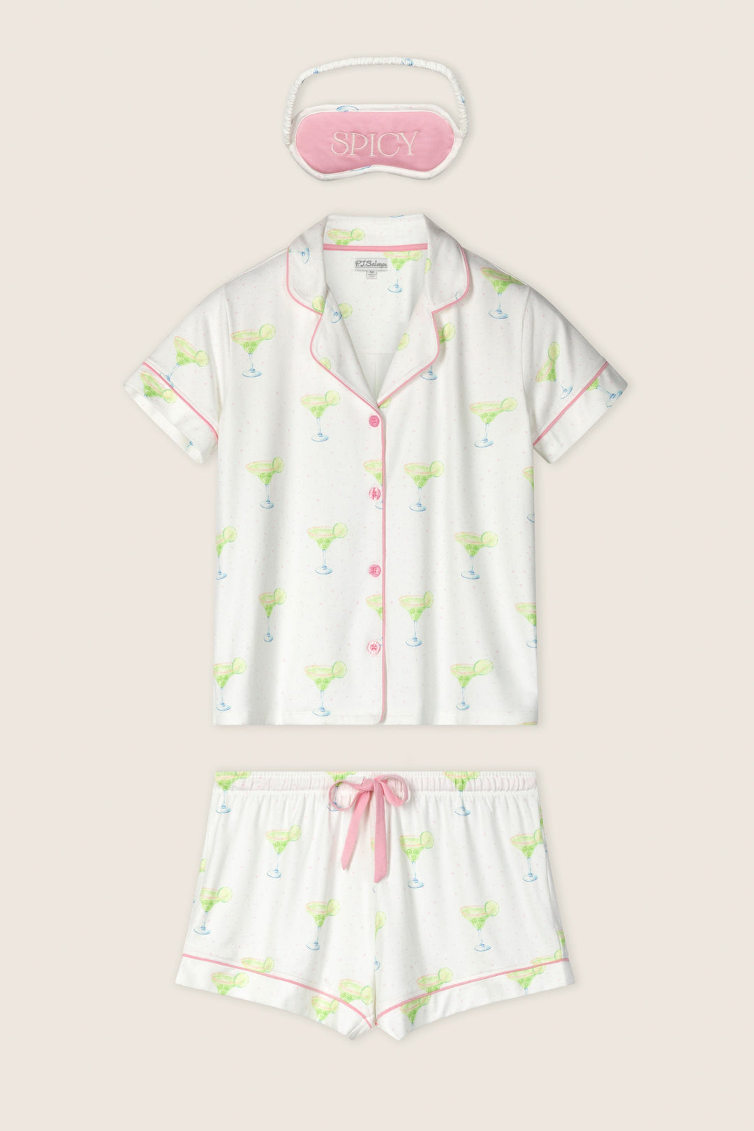 Margarita Mama Spicy Sips 3-Piece Short PJ Set