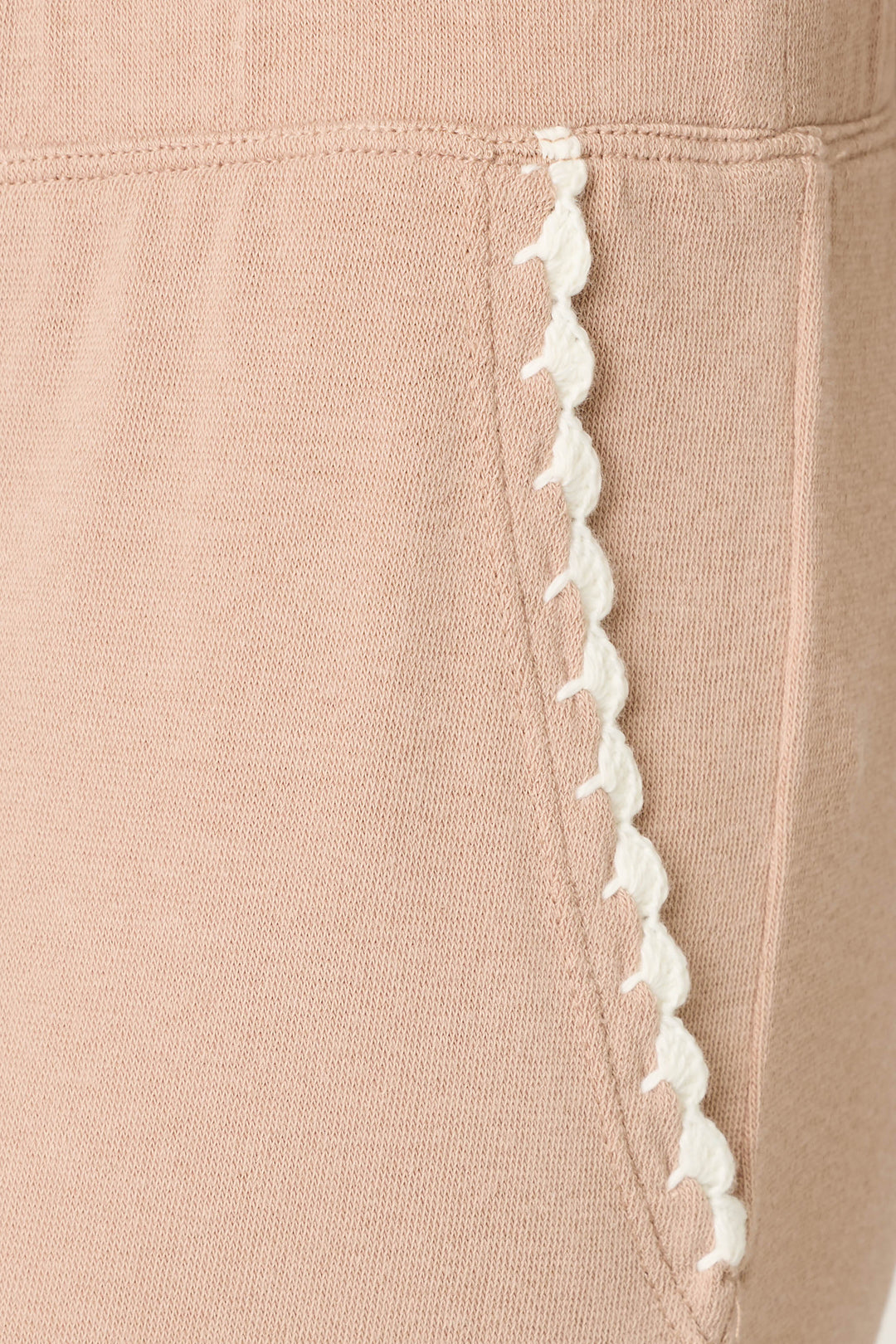 Palms Away Warm Taupe Cropped Lounge Pants