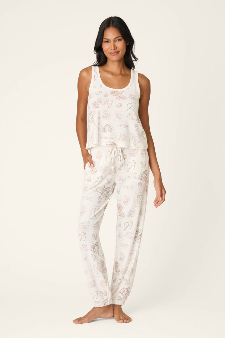 Palms Away Bistro Botanicals Tank Top