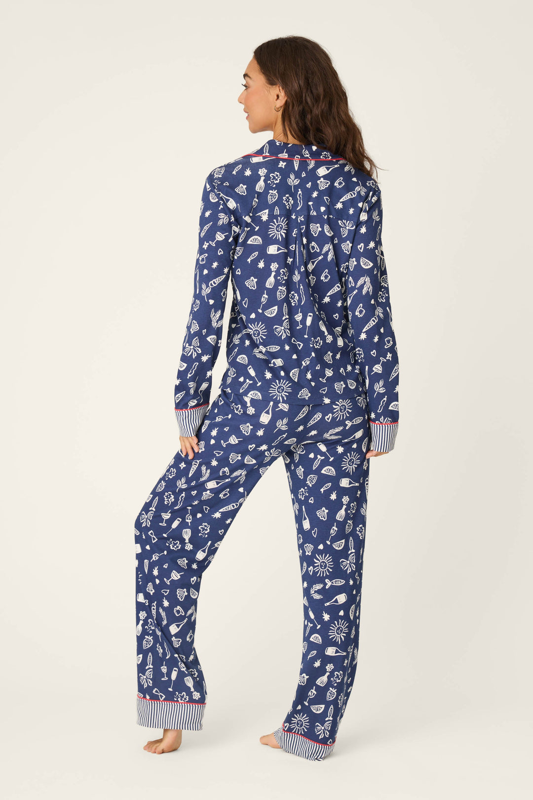 Playful Prints Al Fresco Bistro Long PJ Set