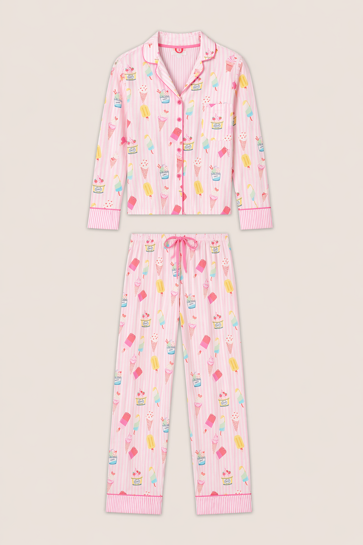 Playful Prints Sugar Rush Long PJ Set