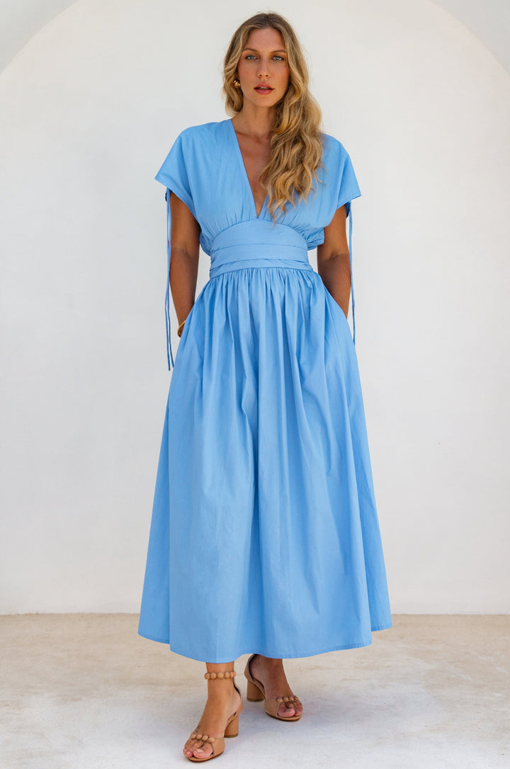 Rafina Goddess Cotton Maxi Dress by Bali ELF