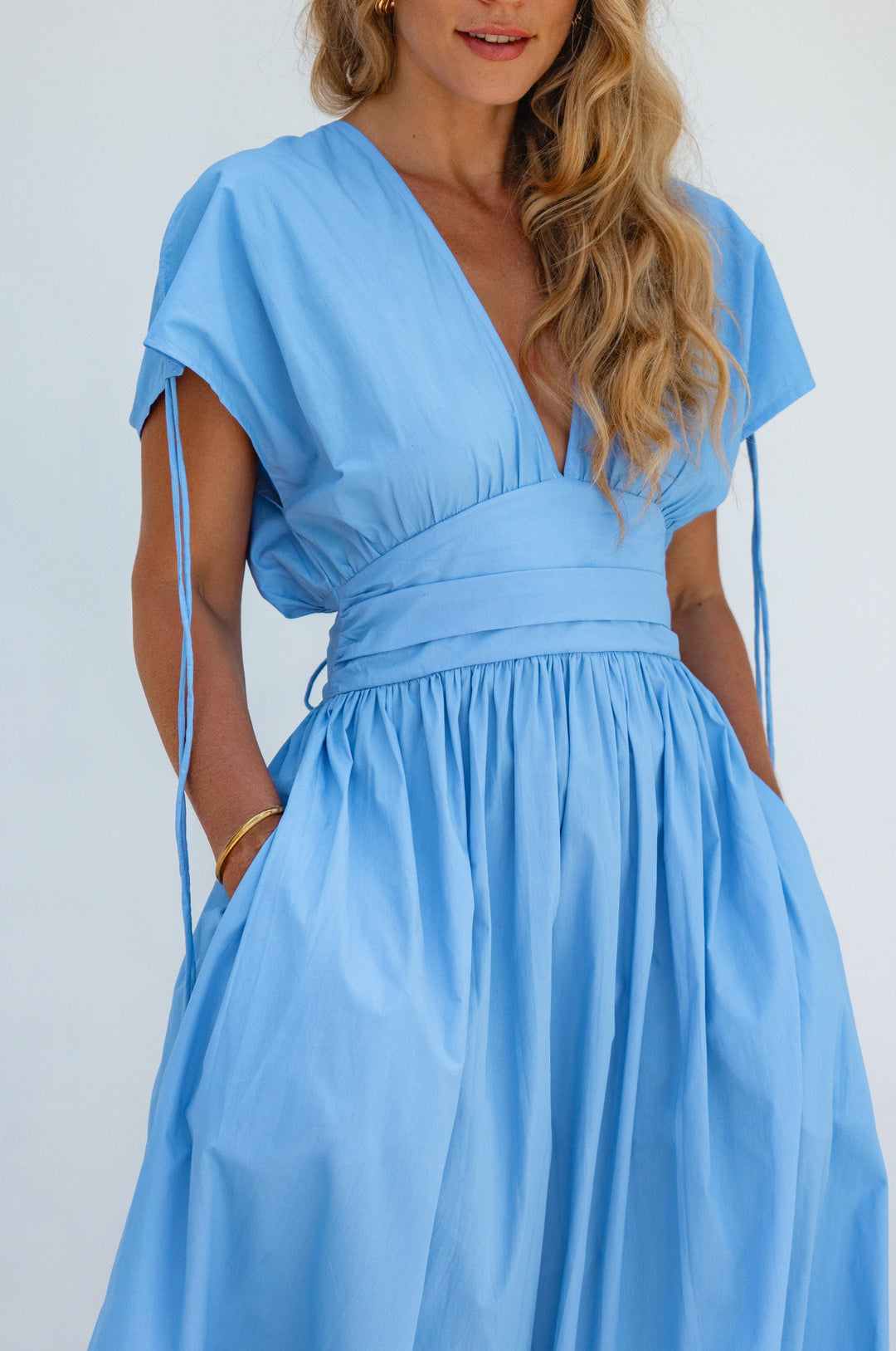 Rafina Goddess Cotton Maxi Dress by Bali ELF