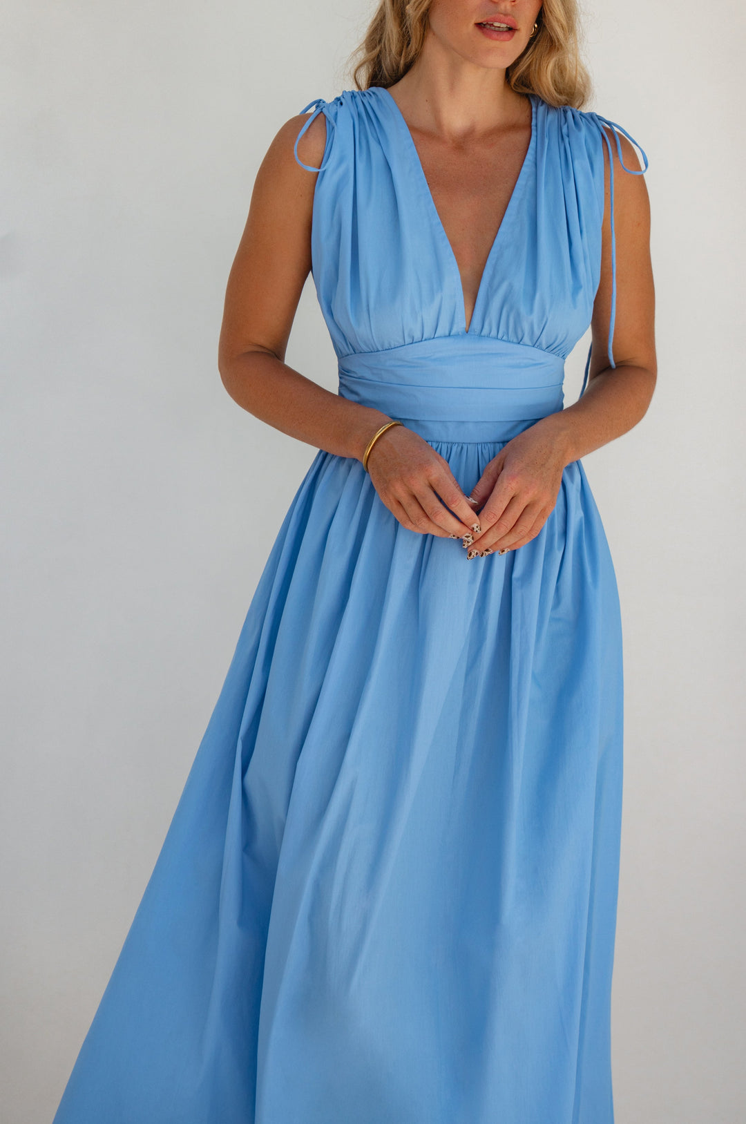 Rafina Goddess Cotton Maxi Dress by Bali ELF