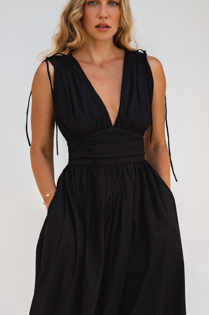 Rafina Goddess Cotton Maxi Dress by Bali ELF