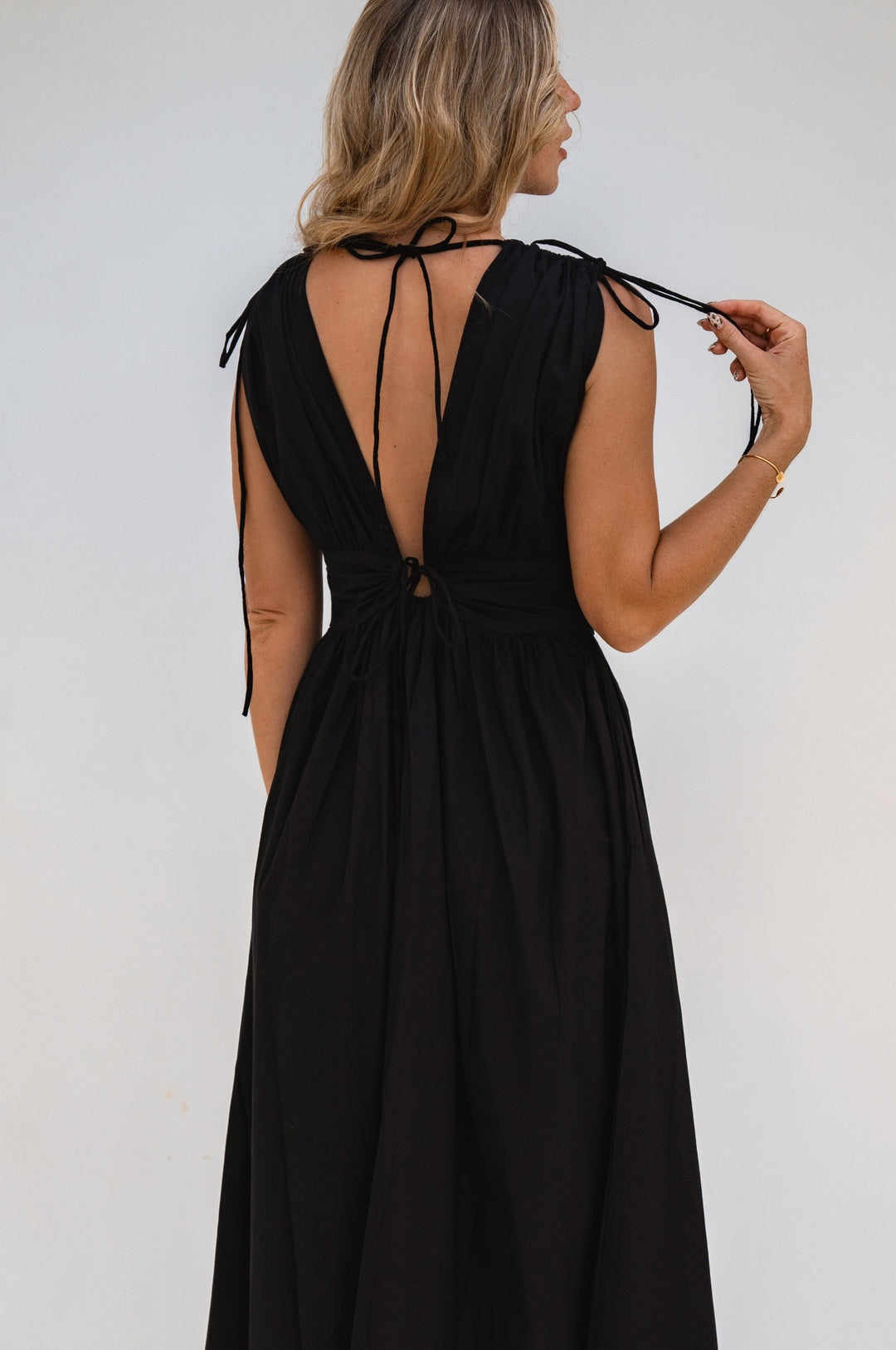 Rafina Goddess Cotton Maxi Dress by Bali ELF