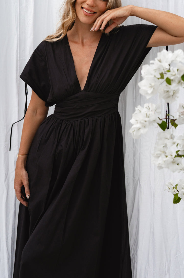 Rafina Goddess Cotton Maxi Dress by Bali ELF