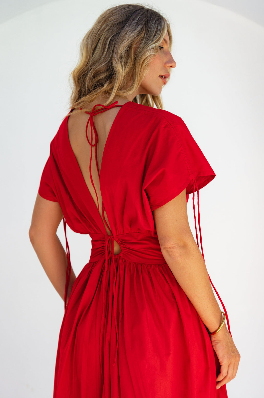 Rafina Goddess Cotton Maxi Dress by Bali ELF