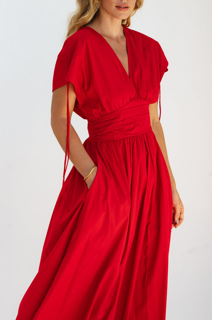 Rafina Goddess Cotton Maxi Dress by Bali ELF