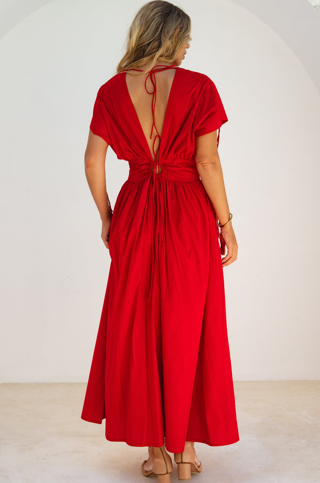 Rafina Goddess Cotton Maxi Dress by Bali ELF