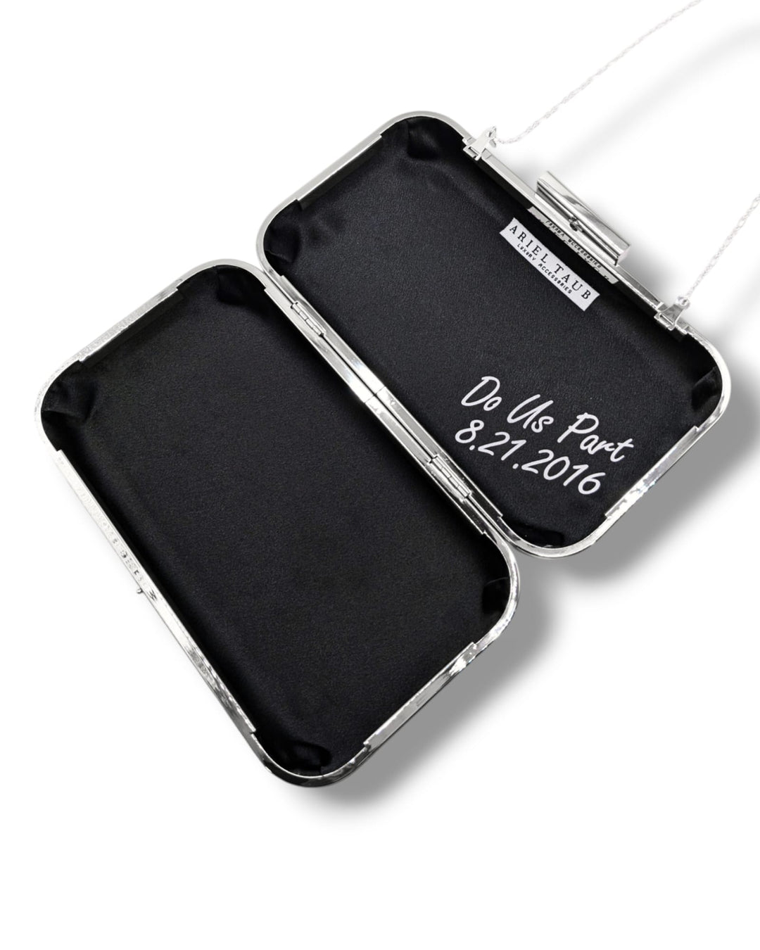 Raven "Til Death" Crystal Clutch