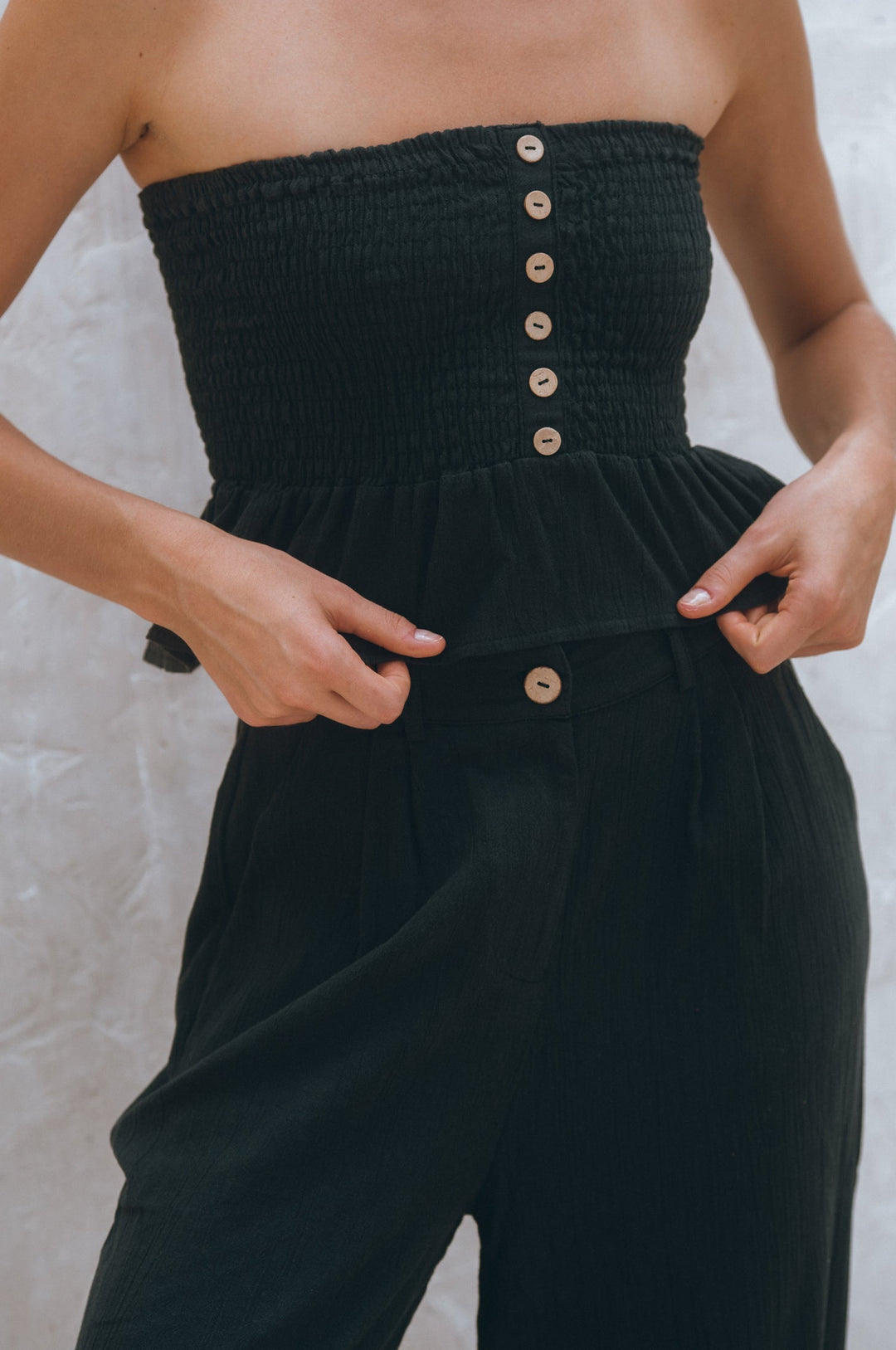 Raya Wide Leg Linen Pants by Bali Lane