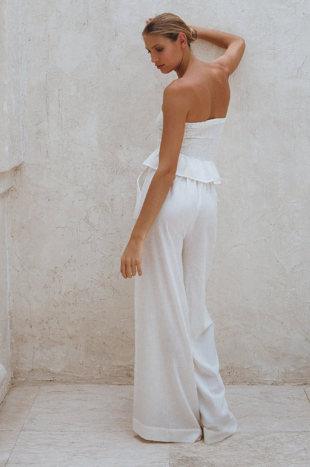 Raya Wide Leg Linen Pants by Bali Lane