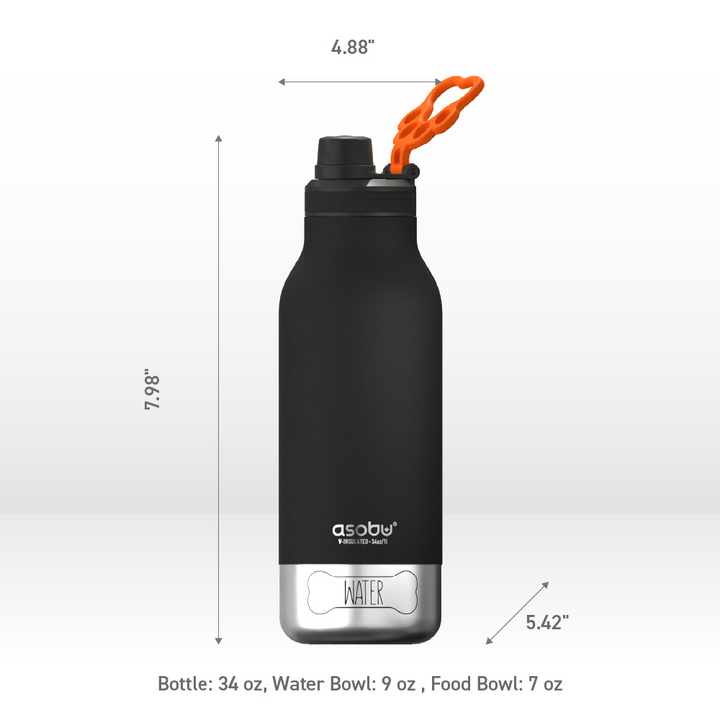 Black Buddy Bottle by ASOBU®