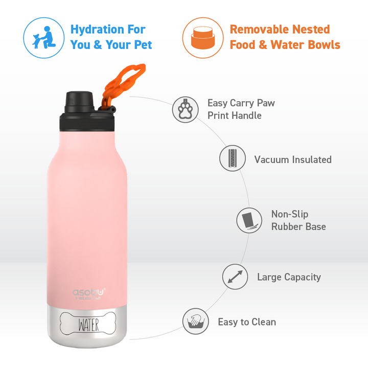 Pink Buddy Bottle by ASOBU®