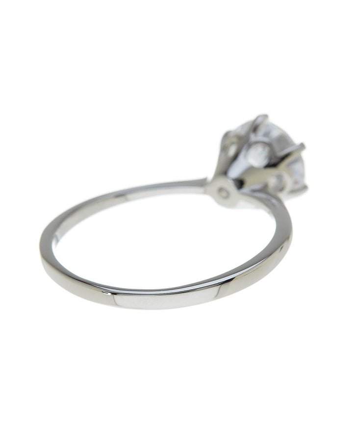 Solitaire Cubic Zirconia Promise Ring