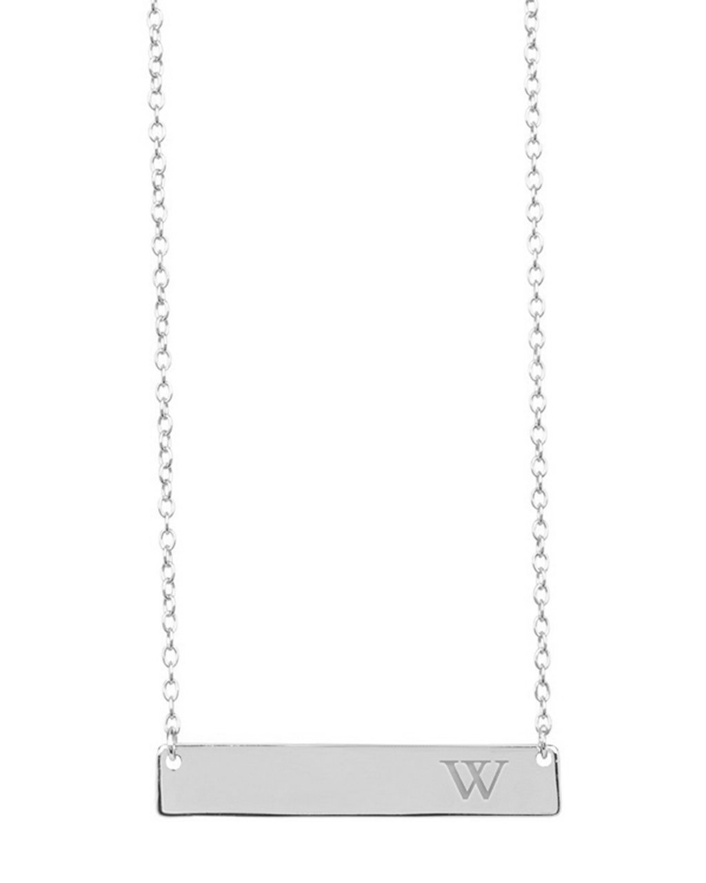 Bar Initial Necklace