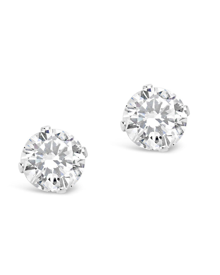 Sterling Silver CZ Stud Earrings by Sterling Forever
