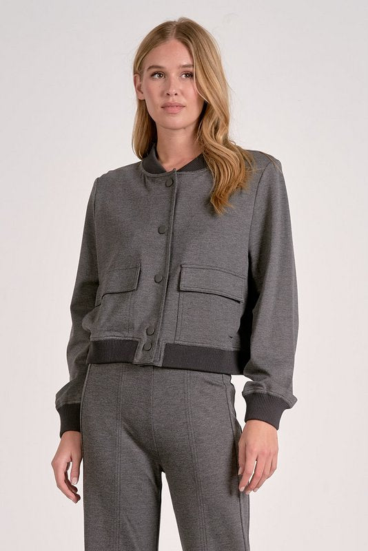 Simone Bomber Heather Grey