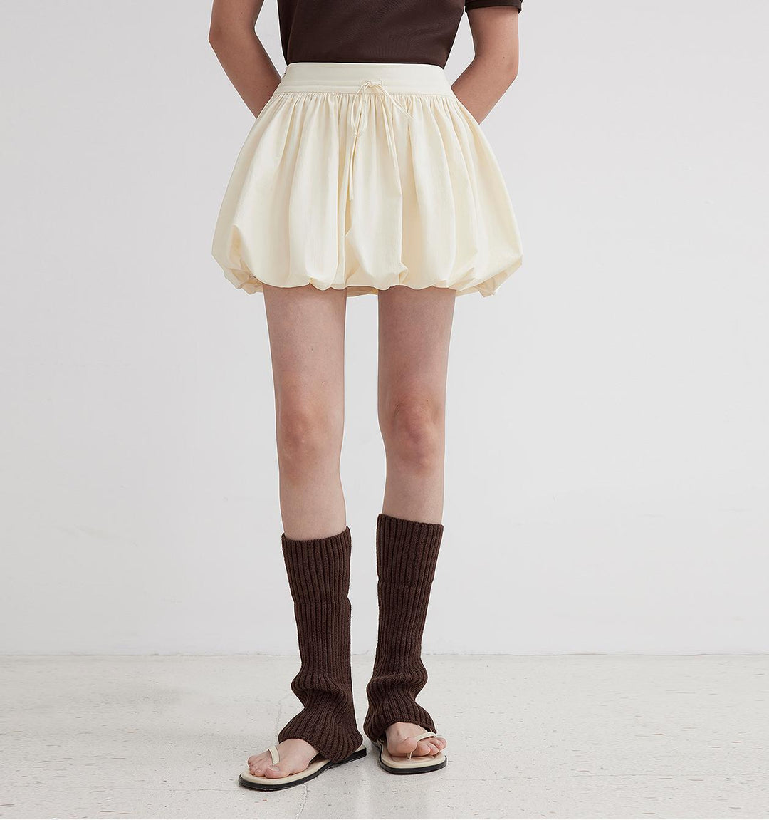 "Alice" low waist anti-exposure flower bud short skirt for women by Firelady Fur