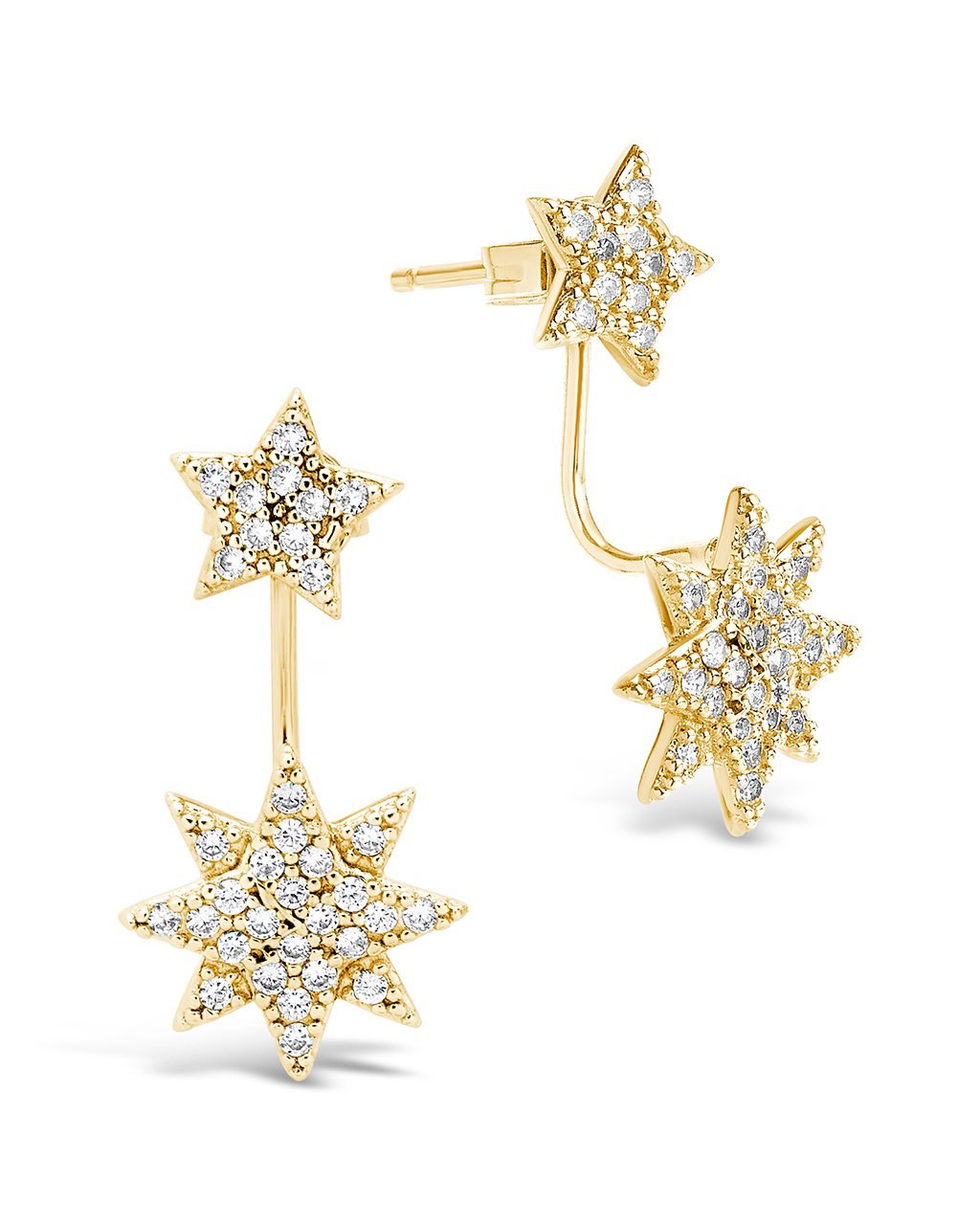 Starburst Jacket Earrings
