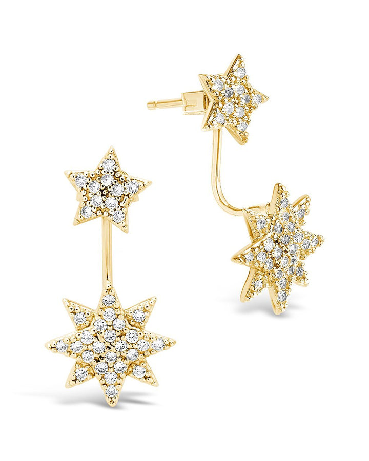 Starburst Jacket Earrings