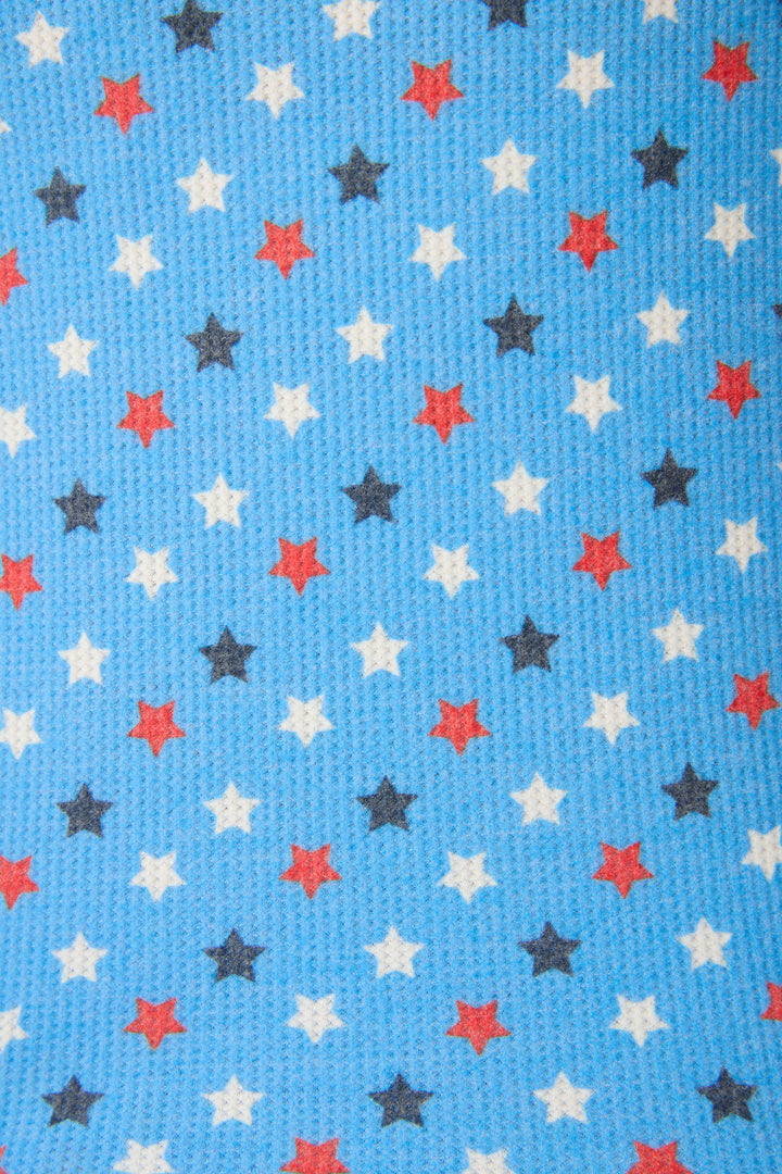 Star Spangled Summer Bay Blue Star Print PJ Set