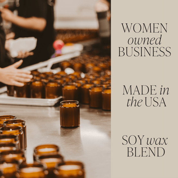 Cinnamon Rolls Soy Candle - Amber Jar - 9 oz by Sweet Water Decor