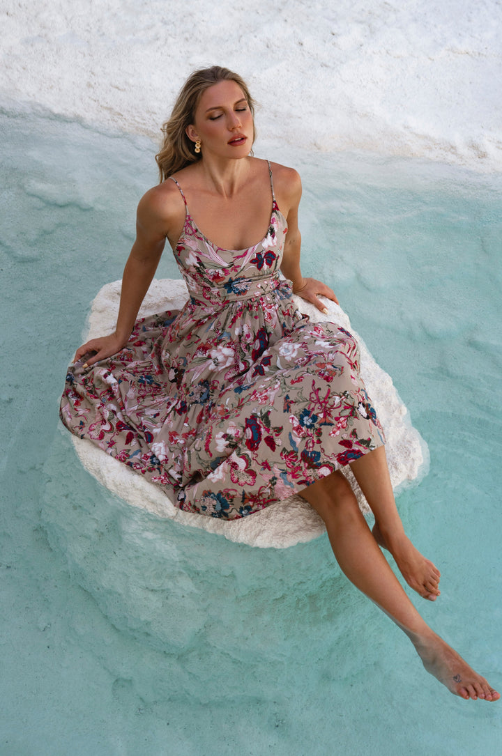 Sea Dreamer Strappy Midi Dress by Bali ELF