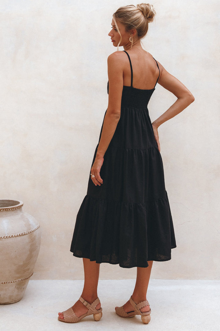 Sicily Wooden Heel Woven Sandals by ELF