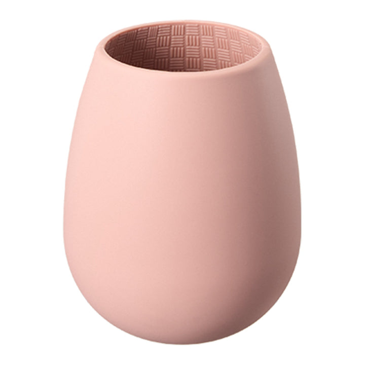 Unbreakable Silicone Stemless Wine Glassware | Set of 4 (Pink)