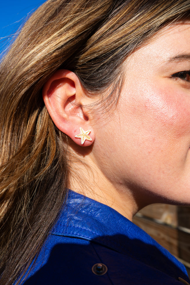 Starfish Studs - Ivory by Spiffy & Splendid