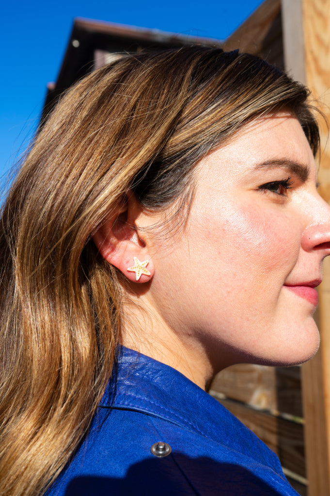 Starfish Studs - Ivory by Spiffy & Splendid