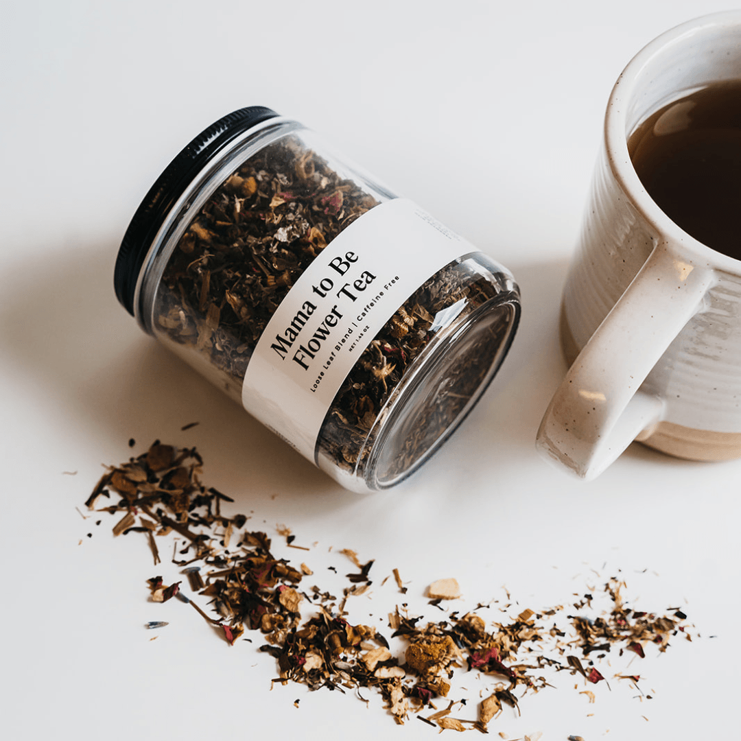 Mama To Be Flower Tea - Glass Jar by Giften Market