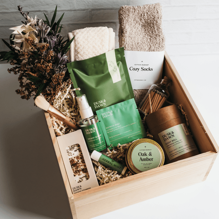 Soothing Sanctuary Luxury Gift Crate by Giften Market