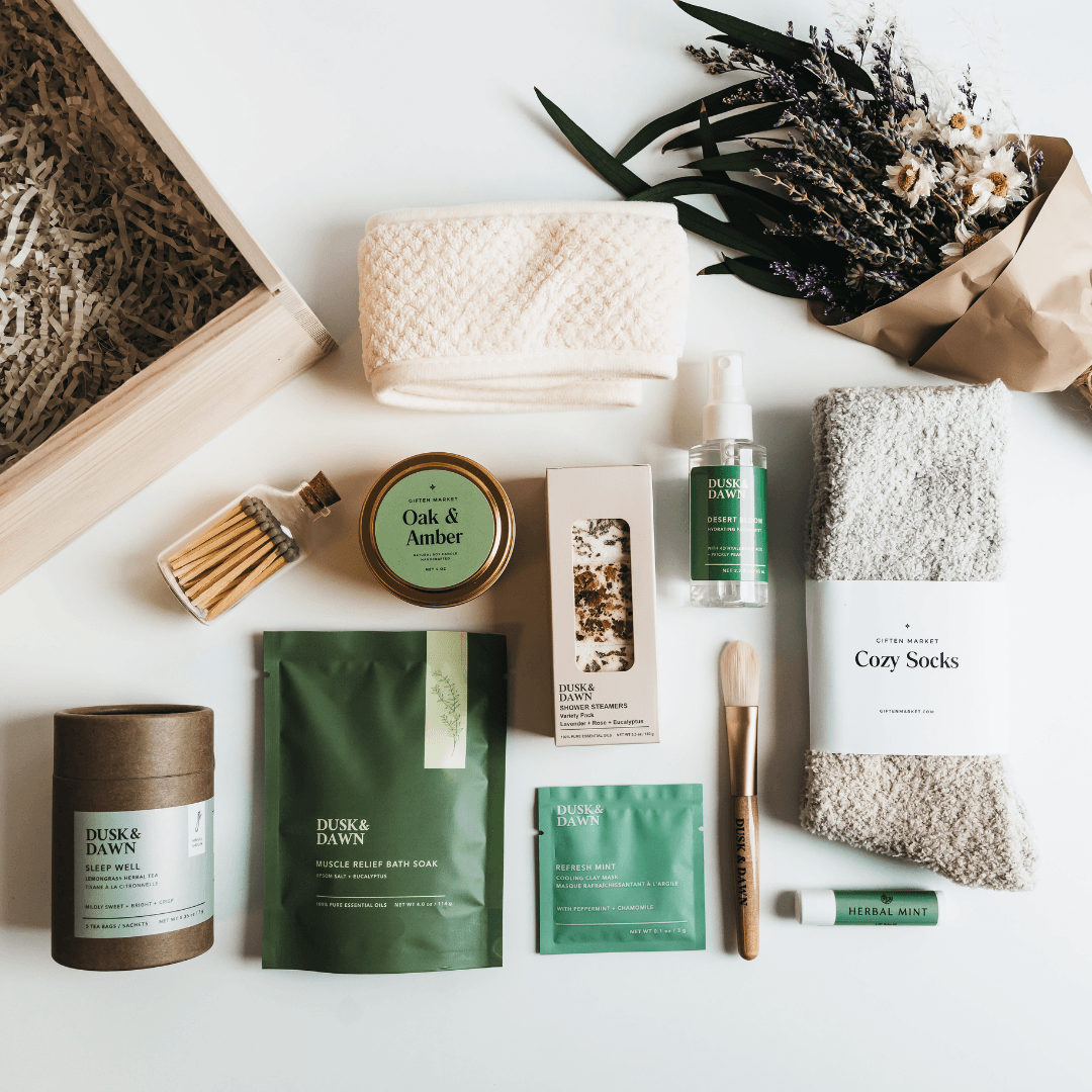 Soothing Sanctuary Luxury Gift Crate by Giften Market