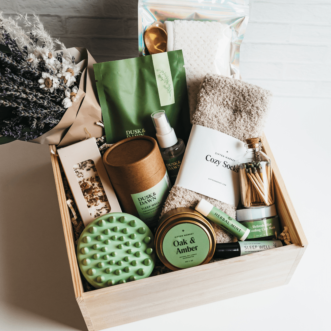 Soothing Sanctuary Luxury Gift Crate by Giften Market