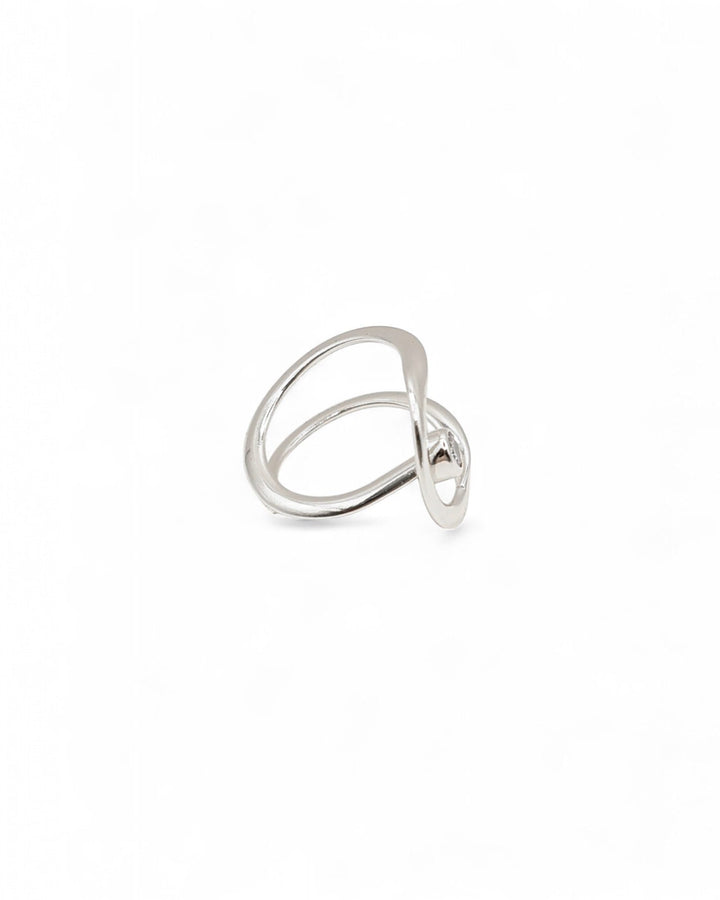 Stellar Wrap Ring with CZ Crystal