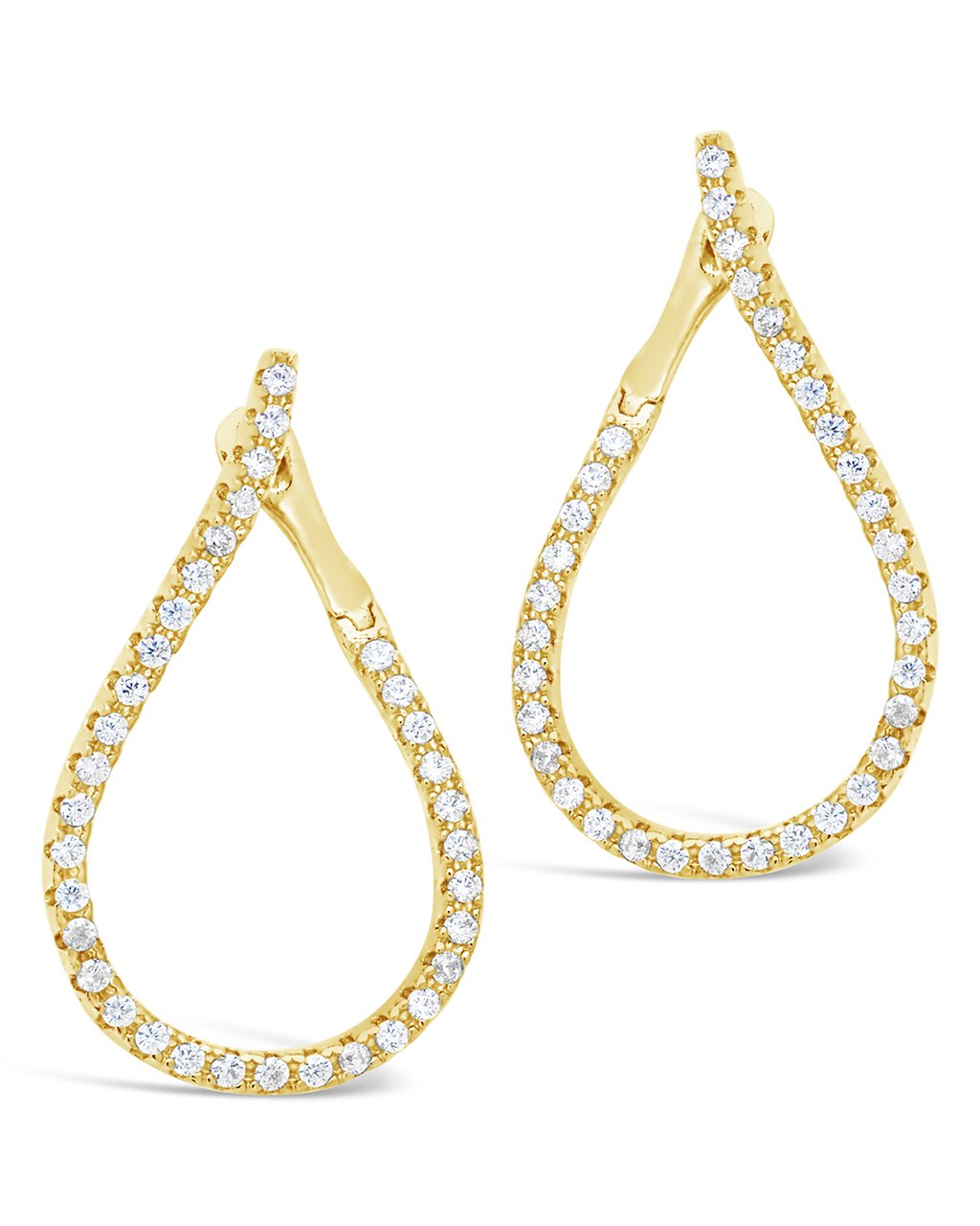 Studded Drop Earrings