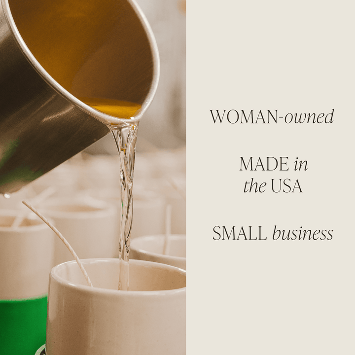 Apple Maple Bourbon Soy Candle - Tan Matte Jar - 15 oz (Sunday Brunch)