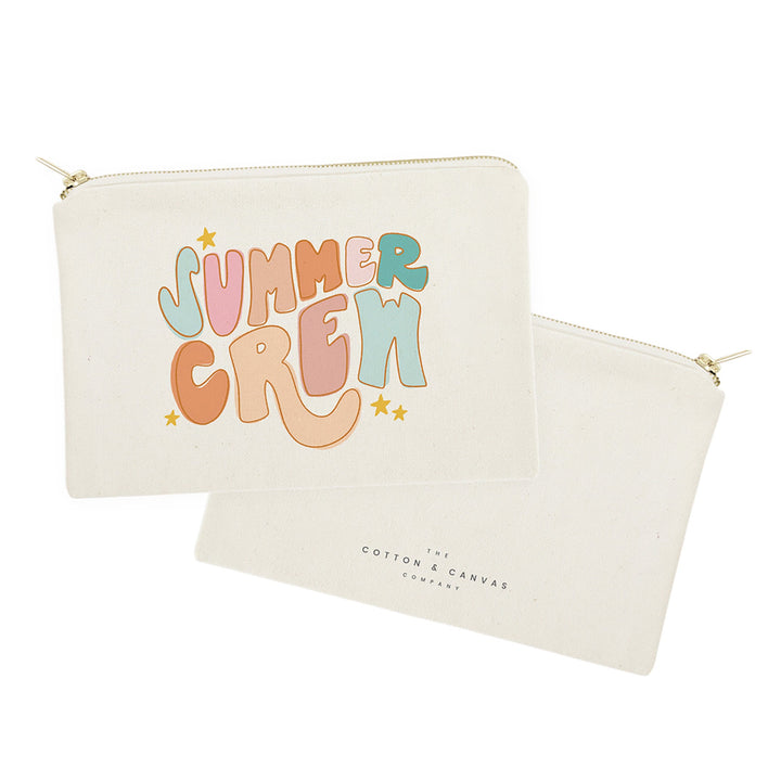 Summer Crew Cotton Canvas Cosmetic Bag
