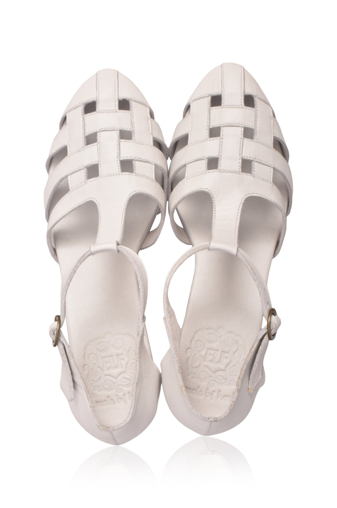 Sydney Woven Leather Heels by Bali ELF