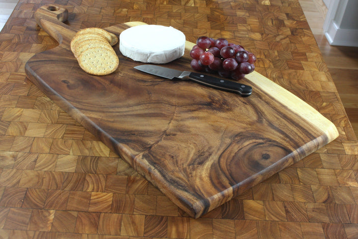 Extra Large Live Edge Handled Board by Tuckahoe Hardwoods