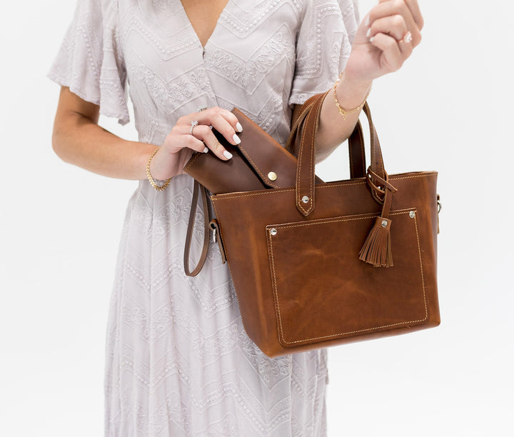 TPK Crossbody Tote by Lifetime Leather Co