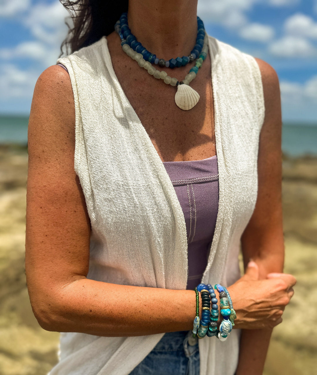 Classic Necklace | Mixed Azul