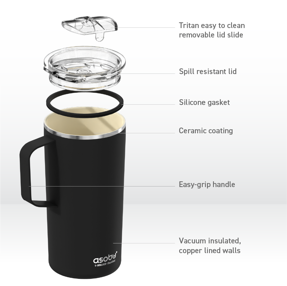 Powdered Pink Tower Mug by ASOBU®