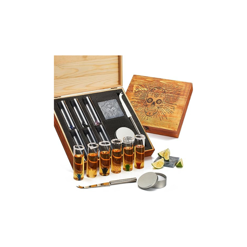 Tequila Shot Glass & Salt Gift Set