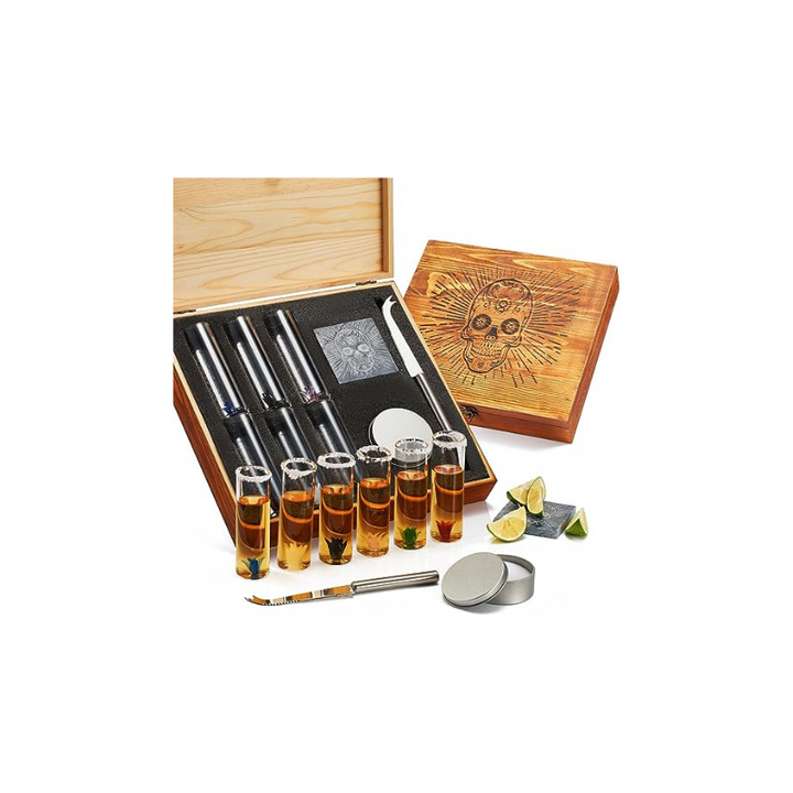 Tequila Shot Glass & Salt Gift Set