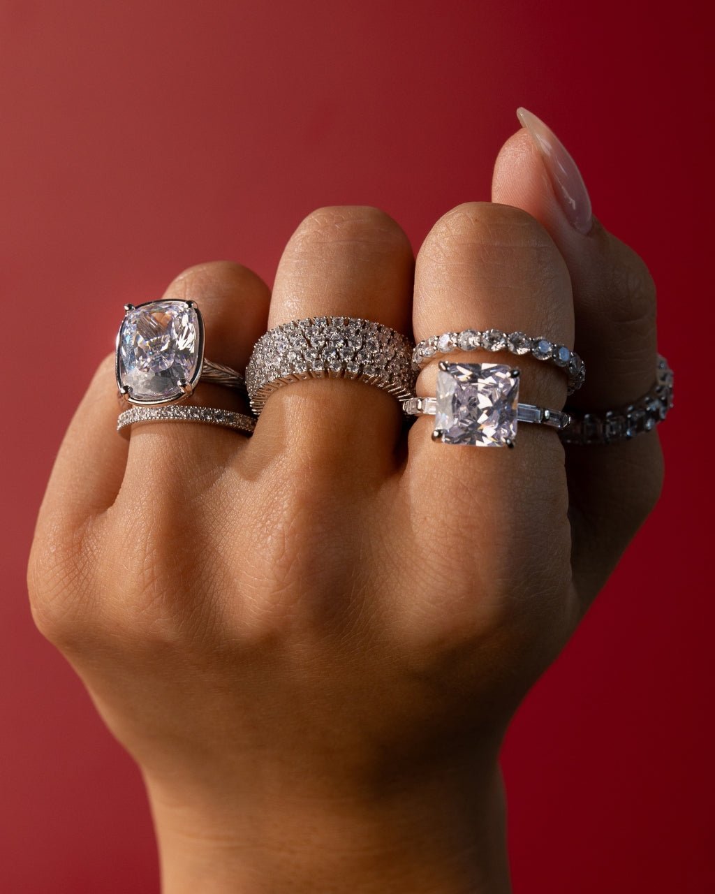 Yvonne CZ Stacking Ring