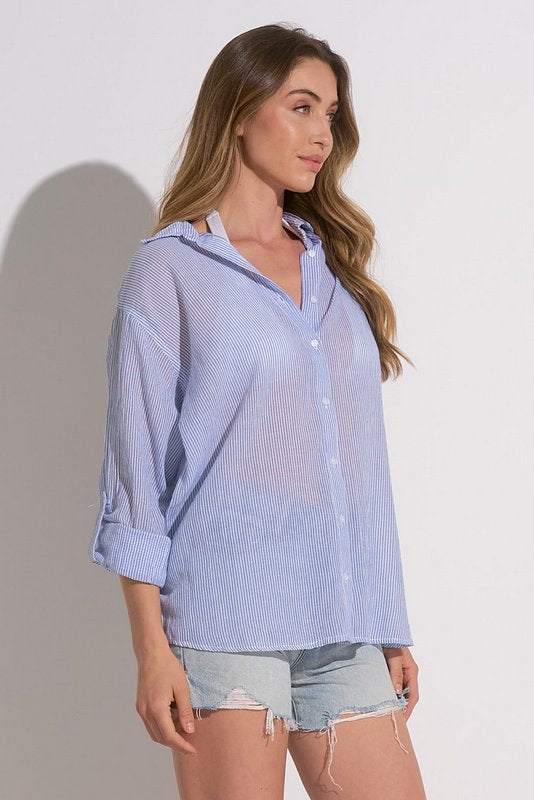 Tropical Button Down